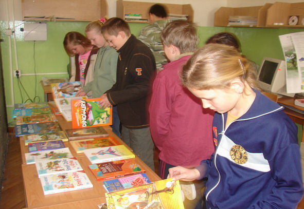 Výstava kníh v škole